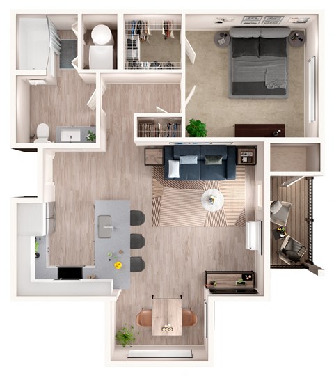 A1 Floor Plan at Zera at Reed Crossing